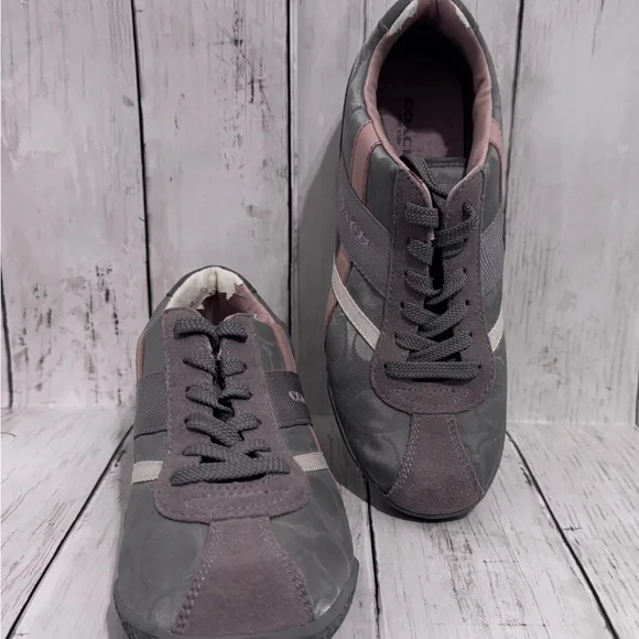 Coach Gray and Pink Shoes - Picture 4 of 5